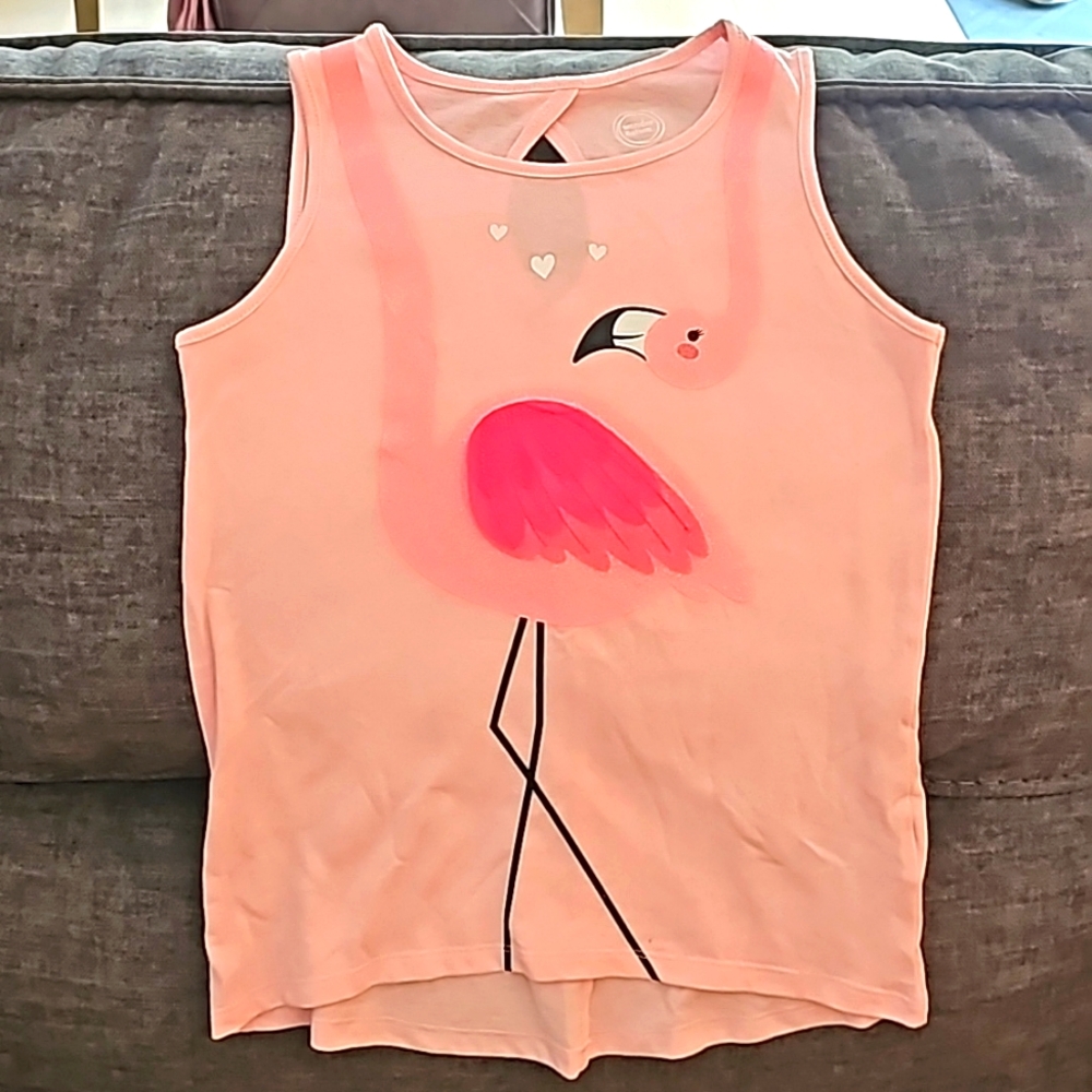Pink Flamingo Tank Top Girls